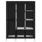 71-inch Portable Wardrobe Rack and Organizer with Shelves